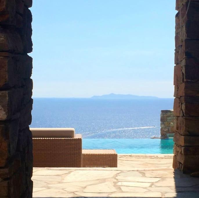 Luxury Cycladic Villa-Enjoy Infinity Pool Sunsets Koundouros Exterior photo