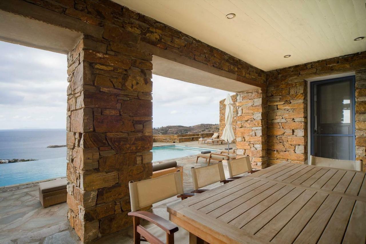 Luxury Cycladic Villa-Enjoy Infinity Pool Sunsets Koundouros Exterior photo